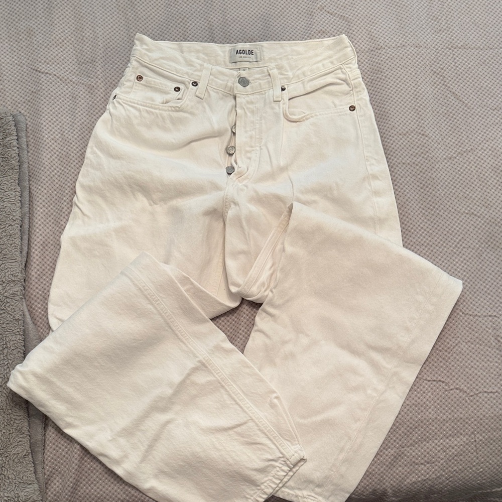 Agolde Cream Flare Women's Jeans